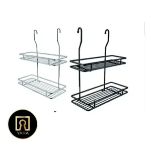 جا ادویه دو طبقه آویز با طراحی کاربردی، کیفیت ساخت بالا و نصب آسان عرضه شده در فروشگاه یارایراق