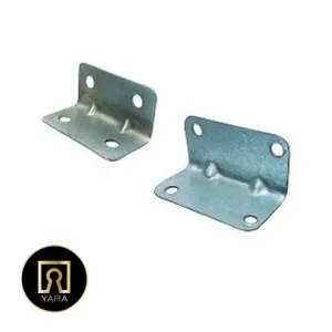گونیا چهار سوراخ بزرگ با استحکام بالا، کیفیت ساخت عالی و مناسب اتصالات کابینت و دکور عرضه شده در فروشگاه یارایراق