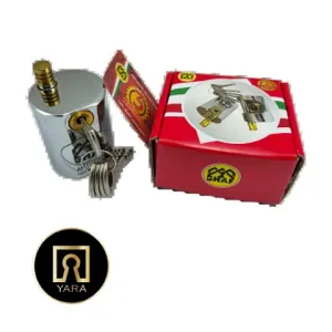 قفل استوانه‌ای گارددار 720 سه قاف با بدنه مقاوم، گارد محافظ و امنیت بالا عرضه شده در فروشگاه یارایراق