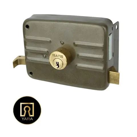 قفل حیاطی ایساتیس کلید معمولی قفل حیاطی ایساتیس کلید معمولی-یارایراق
