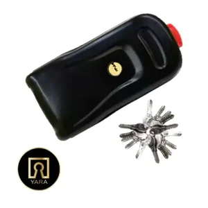 قفل حیاطی برقی پنج ستاره با کلید کامپیوتری-یارایراق