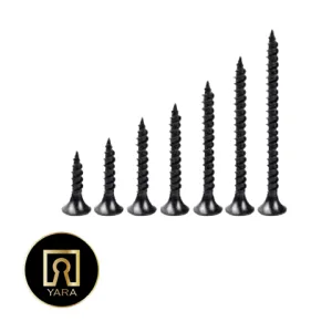 پیچ ام دی اف مشکی 16×4 با کیفیت بالا مناسب نصب MDF و چوب عرضه شده در فروشگاه یارایراق