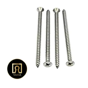 پیچ نصب سفید 70×6 با کیفیت بالا مناسب نصب کابینت و اتصالات ساختمانی عرضه شده در فروشگاه یارایراق