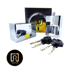 قفل کتابی کهن سایز 100 کلید پله ای-یارایراق