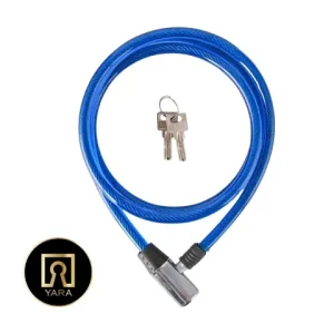 قفل سیم بکسلی دوچرخه سایز 15 با طول 1200 میلیمتر-یارایراق