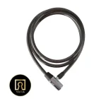 قفل سیم بکسلی دوچرخه سایز 15 با طول 1200 میلیمتر-یارایراق