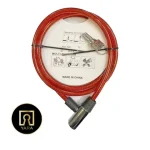 قفل سیم بکسلی دوچرخه سایز 15 با طول 1200 میلیمتر-یارایراق