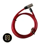 قفل سیم بکسلی دوچرخه سایز 15 با طول 1200 میلیمتر-یارایراق