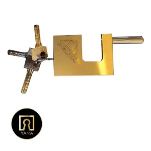 قفل کتابی برنجی 9 سانتی متری B-1090 دلتا Delta از فروشگاه یارایراق