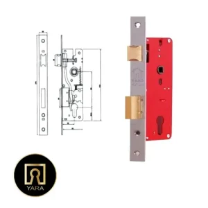 قفل برنجی 7 سانت رزت خور فاصله 45 آراد عرضه شده در فروشگاه یارایراق