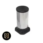 تصویر پایه کابینت آلومینیومی براق 8 سانت مناسب انواع کابینت آشپزخانه و یونیت‌های MDF عرضه شده توسط فروشگاه یارایراق